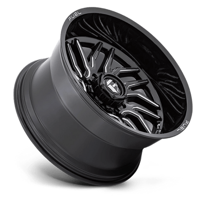 Fuel 1PC | D807 HURRICANE | 20.0x9.00 | 5X139.7 | 1 | GLOSS BLACK MILLED