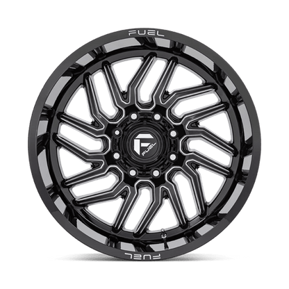 Fuel 1PC | D807 HURRICANE | 20.0x9.00 | 5X139.7 | 1 | GLOSS BLACK MILLED