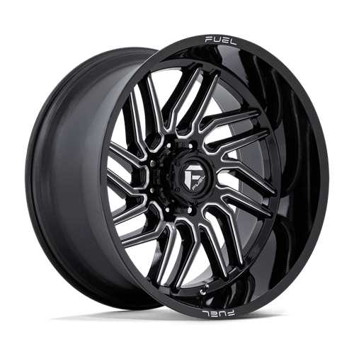 Fuel 1PC | D807 HURRICANE | 24.0x12.00 | 8X170 | -44 | GLOSS BLACK MILLED