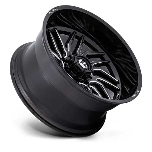 Fuel 1PC | D807 HURRICANE | 24.0x12.00 | 8X170 | -44 | GLOSS BLACK MILLED