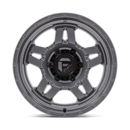 Fuel 1PC | D801 OXIDE | 17.0x8.50 | 6X139.7 | -10 | MATTE GUNMETAL