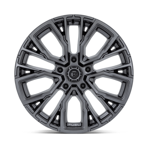 Fuel 1PC | D848 REBAR | 20.0x10.00 | 5X127 | -18 | MATTE GUNMETAL