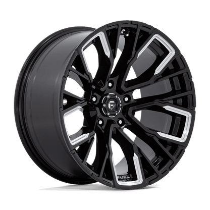 Fuel 1PC | D849 REBAR | 20.0x10.00 | 5X139.7 | -18 | GLOSS BLACK MILLED