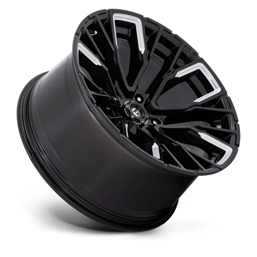 Fuel 1PC | D849 REBAR | 20.0x10.00 | 5X127 | -18 | GLOSS BLACK MILLED