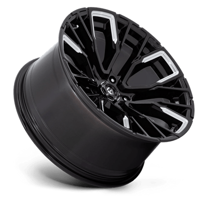 Fuel 1PC | D849 REBAR | 20.0x10.00 | 5X127 | -18 | GLOSS BLACK MILLED