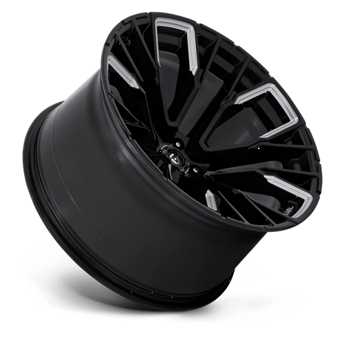 Fuel 1PC | D849 REBAR | 22.0x12.00 | 5X139.7 | -44 | GLOSS BLACK MILLED
