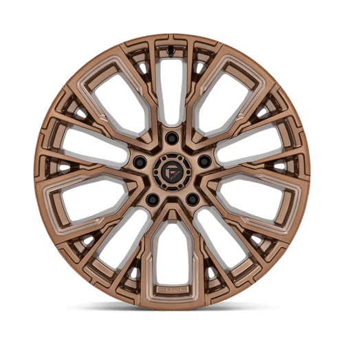 Fuel 1PC | D850 REBAR | 20.0x10.00 | 5X127 | -18 | PLATINUM BRONZE MILLED