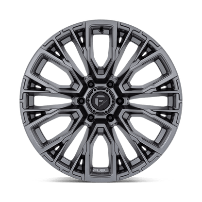 Fuel 1PC | D848 REBAR | 20.0x10.00 | 6X135 | -18 | MATTE GUNMETAL