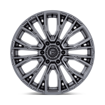 Fuel 1PC | D848 REBAR | 20.0x9.00 | 6X135 | 1 | MATTE GUNMETAL