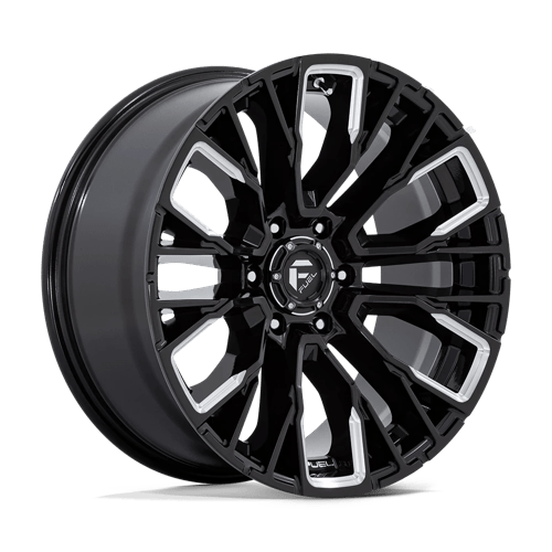 Fuel 1PC | D849 REBAR | 20.0x9.00 | 6X135 | 1 | GLOSS BLACK MILLED