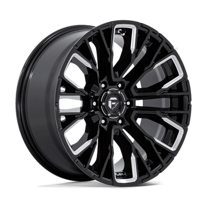 Fuel 1PC | D849 REBAR | 20.0x9.00 | 6X135 | 1 | GLOSS BLACK MILLED