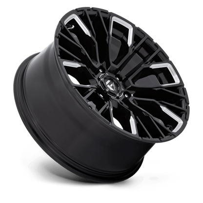 Fuel 1PC | D849 REBAR | 20.0x9.00 | 6X135 | 1 | GLOSS BLACK MILLED
