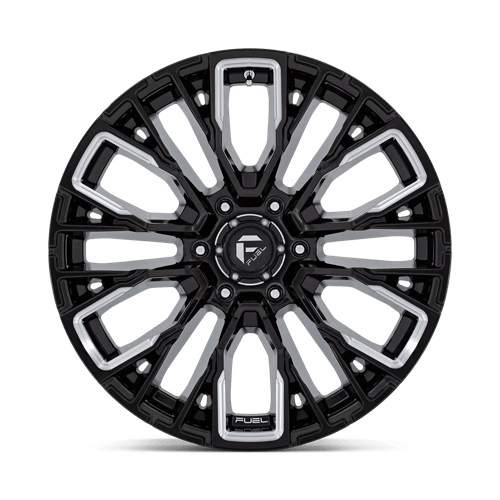 Fuel 1PC | D849 REBAR | 20.0x9.00 | 6X135 | 1 | GLOSS BLACK MILLED