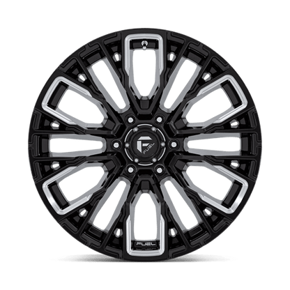 Fuel 1PC | D849 REBAR | 20.0x9.00 | 6X139.7 | 1 | GLOSS BLACK MILLED