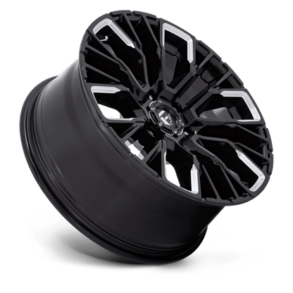 Fuel 1PC | D849 REBAR | 20.0x9.00 | 6X135 | 20 | GLOSS BLACK MILLED