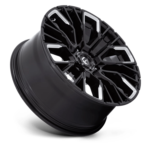 Fuel 1PC | D849 REBAR | 20.0x9.00 | 6X139.7 | 20 | GLOSS BLACK MILLED