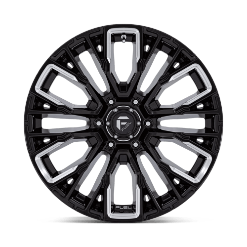 Fuel 1PC | D849 REBAR | 20.0x9.00 | 6X135 | 20 | GLOSS BLACK MILLED