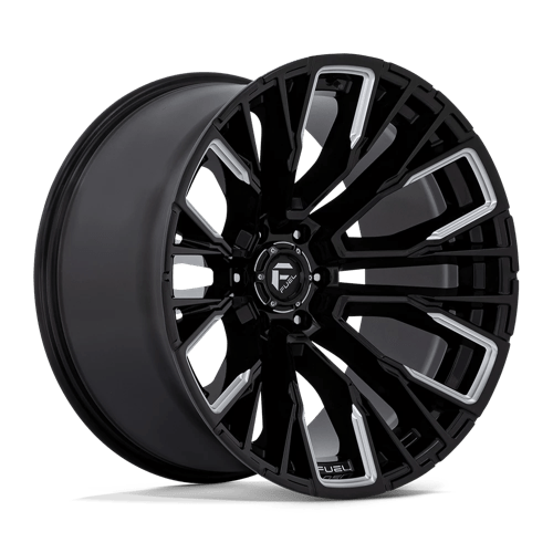 Fuel 1PC | D849 REBAR | 22.0x12.00 | 6X135 | -44 | GLOSS BLACK MILLED