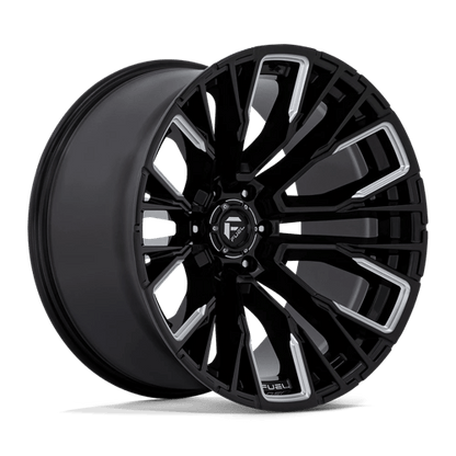 Fuel 1PC | D849 REBAR | 22.0x12.00 | 6X139.7 | -44 | GLOSS BLACK MILLED