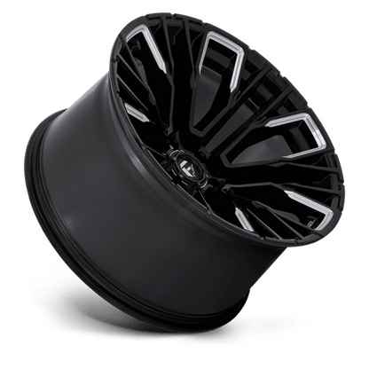 Fuel 1PC | D849 REBAR | 22.0x12.00 | 6X135 | -44 | GLOSS BLACK MILLED