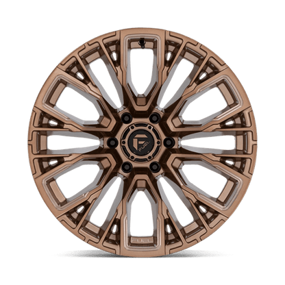Fuel 1PC | D850 REBAR | 20.0x9.00 | 6X139.7 | 1 | PLATINUM BRONZE MILLED