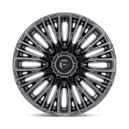 Fuel 1PC | D848 REBAR | 20.0x10.00 | 8X180 | -18 | MATTE GUNMETAL