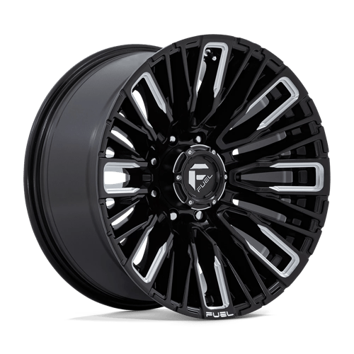 Fuel 1PC | D849 REBAR | 20.0x10.00 | 8X170 | -18 | GLOSS BLACK MILLED