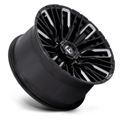 Fuel 1PC | D849 REBAR | 20.0x10.00 | 8X170 | -18 | GLOSS BLACK MILLED