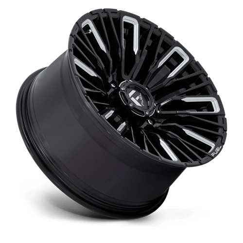 Fuel 1PC | D849 REBAR | 20.0x10.00 | 8X180 | -18 | GLOSS BLACK MILLED