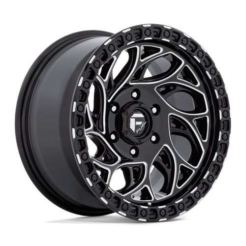 Fuel 1PC | D840 RUNNER OR | 17.0x9.00 | 5X127 | 1 | GLOSS BLACK MILLED