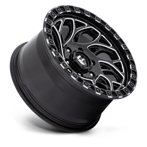 Fuel 1PC | D840 RUNNER OR | 15.0x10.00 | 6X139.7 | -43 | GLOSS BLACK MILLED