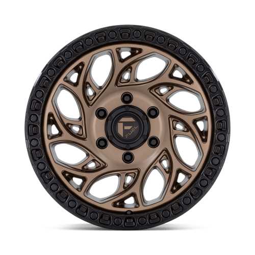 Fuel 1PC | D841 RUNNER OR | 17.0x9.00 | 5X127 | 1 | BRONZE W/ BLACK RING