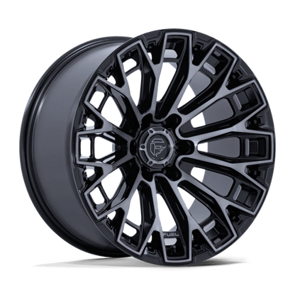 Fuel 1PC | FC882 TRAX | 20.0x10.00 | 8X170 | -18 | GLOSS BLACK MACHINED FACE DTCC