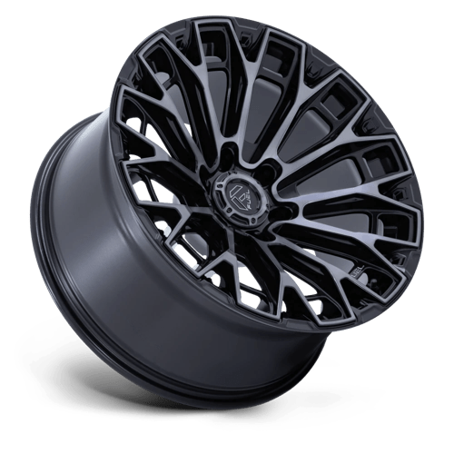 Fuel 1PC | FC882 TRAX | 20.0x9.00 | 6X135 | 20 | GLOSS BLACK MACHINED FACE DTCC