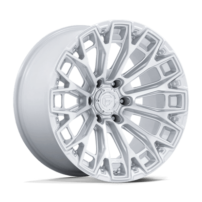 Fuel 1PC | FC882 TRAX | 20.0x9.00 | 6X135 | 1 | GLOSS SILVER W/ MACHINED FACE