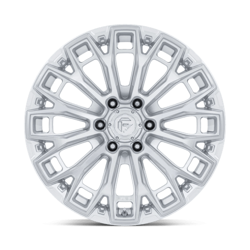 Fuel 1PC | FC882 TRAX | 20.0x9.00 | 6X135 | 20 | GLOSS SILVER W/ MACHINED FACE
