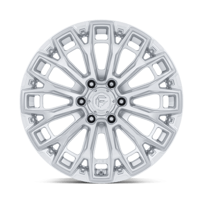 Fuel 1PC | FC882 TRAX | 20.0x9.00 | 6X135 | 20 | GLOSS SILVER W/ MACHINED FACE