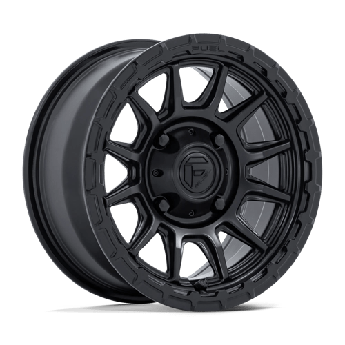Fuel UTV | FV866 PISTON UTV | 15.0x7.00 | 5X114.3 | 10 | MATTE BLACK W/ GLOSS BLACK LIP