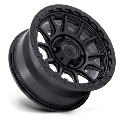 Fuel UTV | FV866 PISTON UTV | 15.0x7.00 | 6X139.7 | 38 | MATTE BLACK W/ GLOSS BLACK LIP
