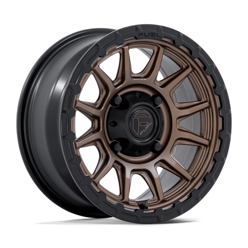 Fuel UTV | FV866 PISTON UTV | 15.0x7.00 | 4X137 | 10 | MATTE BRONZE W MATTE BLACK LIP