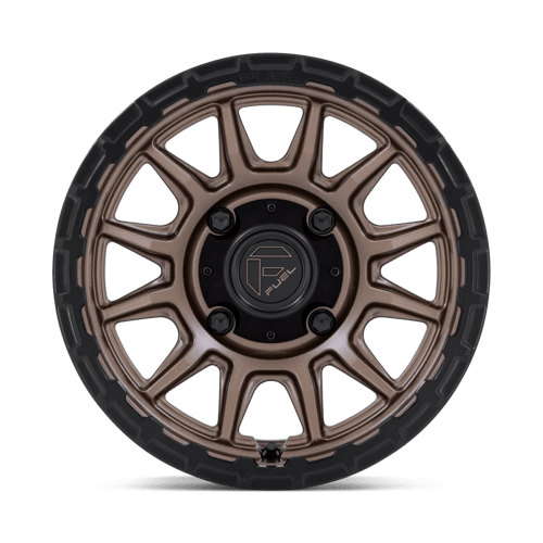 Fuel UTV | FV866 PISTON UTV | 15.0x7.00 | 4X156 | 38 | MATTE BRONZE W MATTE BLACK LIP