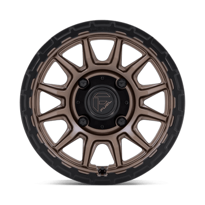 Fuel UTV | FV866 PISTON UTV | 15.0x7.00 | 5X114.3 | 10 | MATTE BRONZE W MATTE BLACK LIP