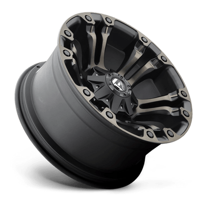 Fuel 1PC | D569 VAPOR | 20.0x10.00 | 6X135/6X139.7 | -18 | MATTE BLACK DOUBLE DARK TINT