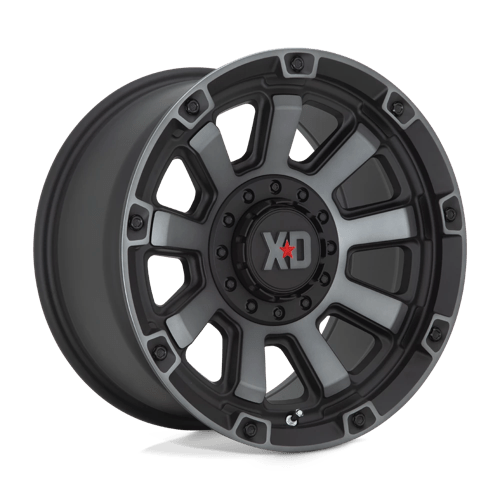 XD | XD852 GAUNTLET | 17.0x9.00 | 6X135/6X139.7 | 0 | SATIN BLACK W/ GRAY TINT