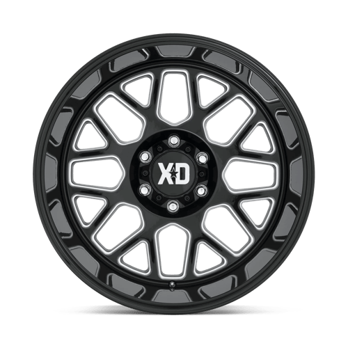XD | XD849 GRENADE II | 20.0x10.00 | 6X139.7 | -18 | GLOSS BLACK MILLED