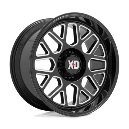 XD | XD849 GRENADE II | 20.0x10.00 | 8X165.1 | -18 | GLOSS BLACK MILLED