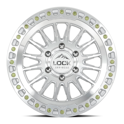 GRIT | 17X8.5 | 5X127 | +25 | MACHINE WITH CLEAR COAT | GRIT-78557MC25