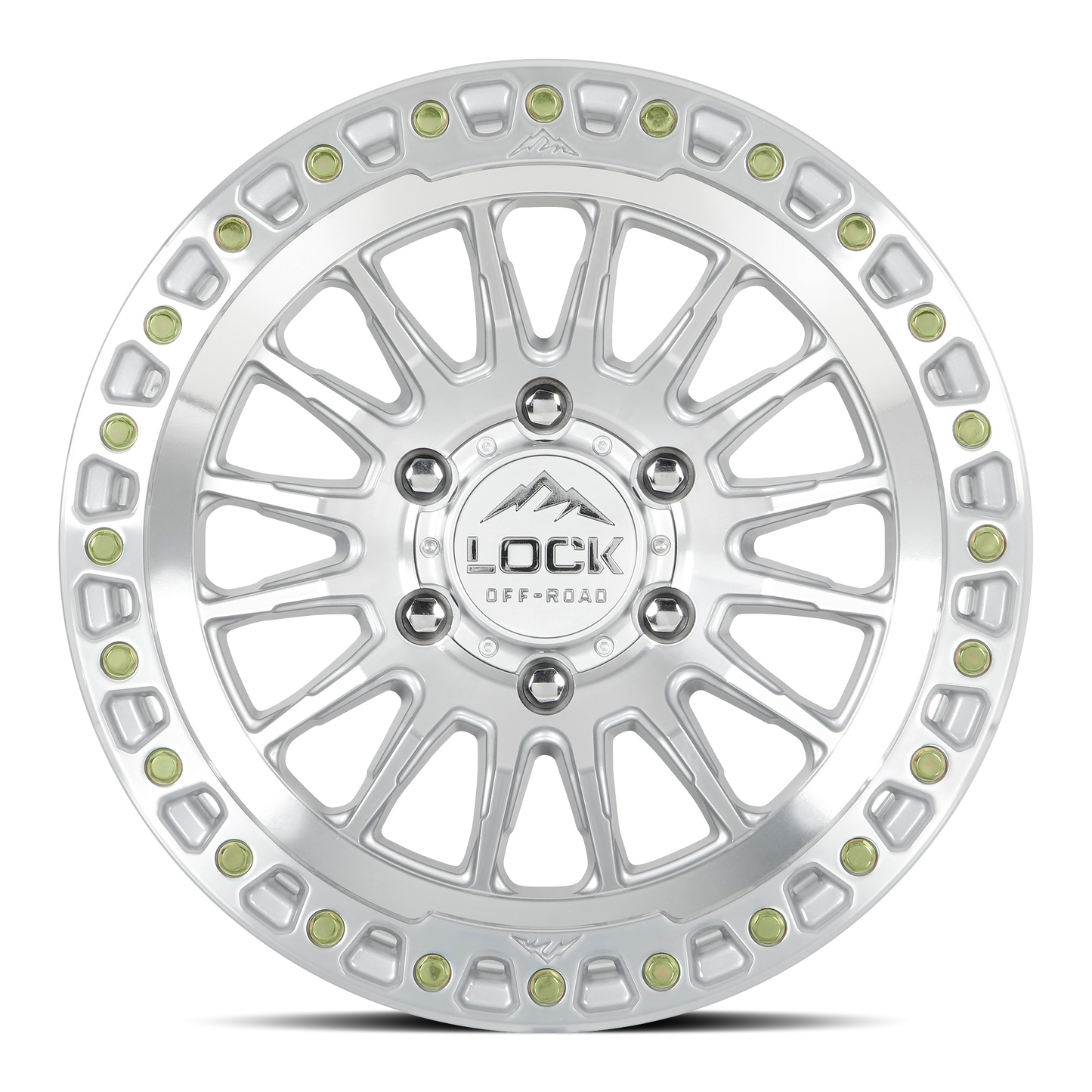 GRIT | 17X8.5 | 6X139.7 | +25 | MACHINE WITH CLEAR COAT | GRIT-78569MC25
