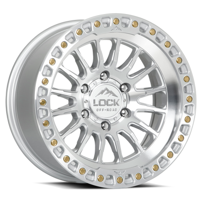 GRIT | 17X8.5 | 5X127 | +25 | MACHINE WITH CLEAR COAT | GRIT-78557MC25