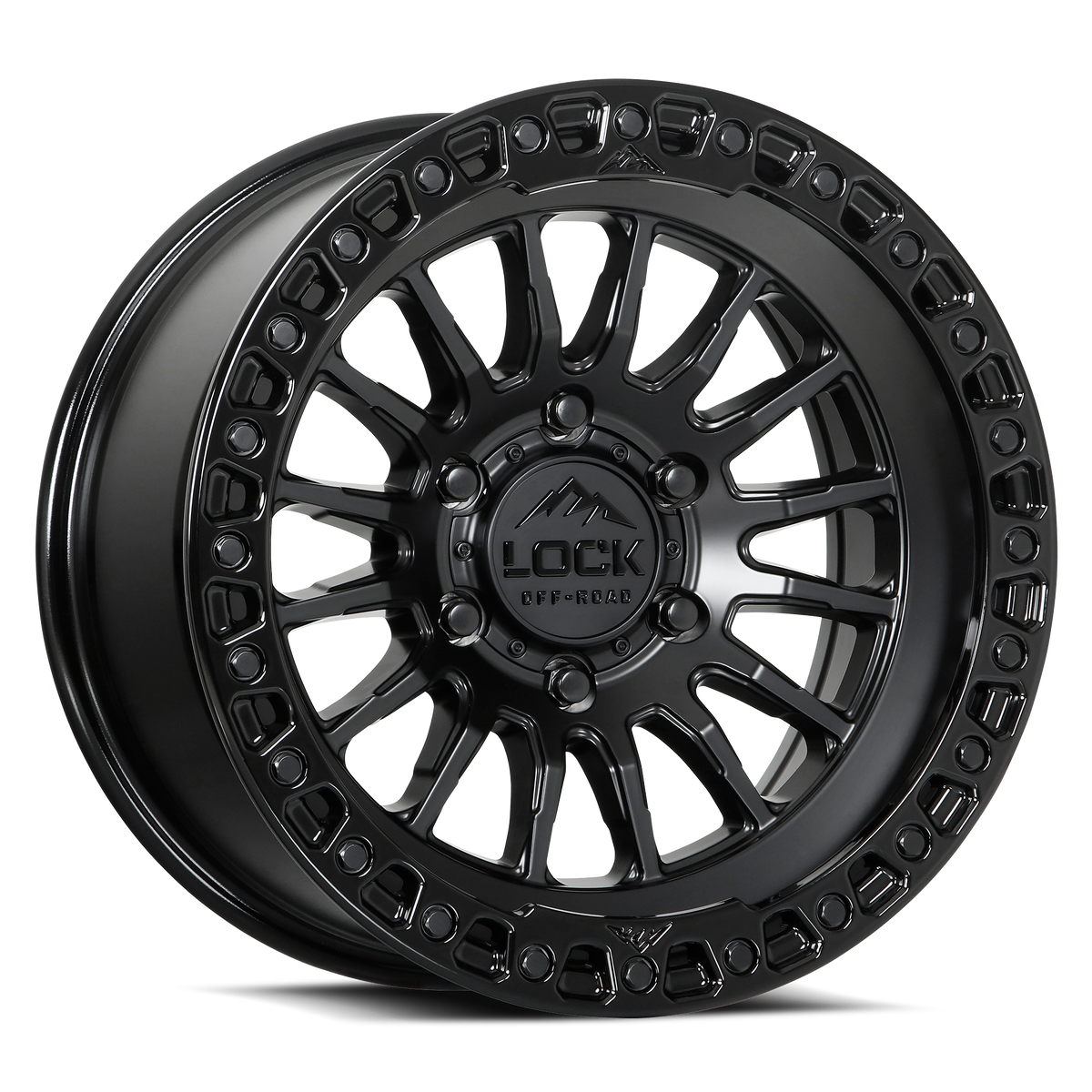 GRIT | 17X9 | 6X135 | -12 | MATTE BLACK W GLOSS BLACK RING | GRIT-7963GB12N